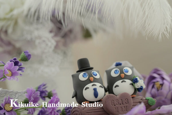 owls Wedding Cake Topper