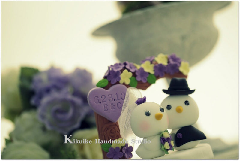 love birds Wedding Cake Topper