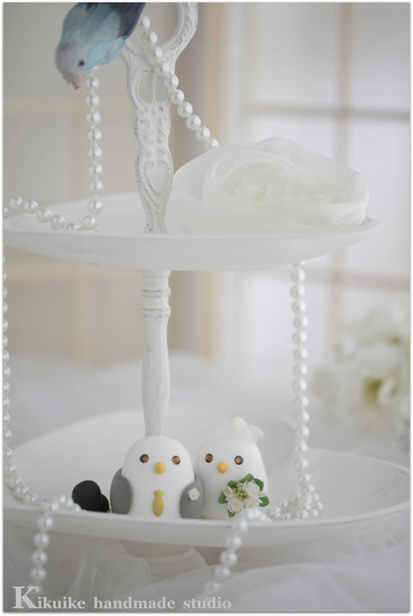 love birds Wedding Cake Topper