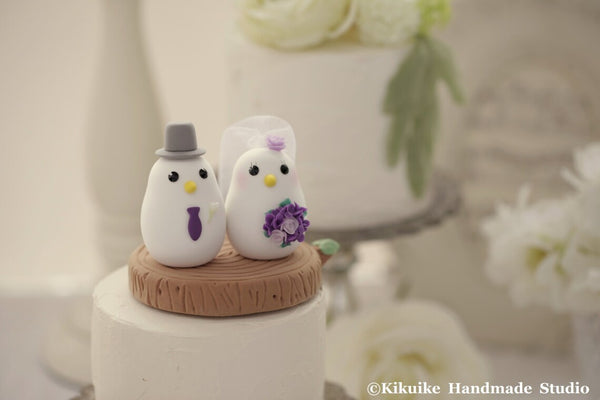 love birds Wedding Cake Topper