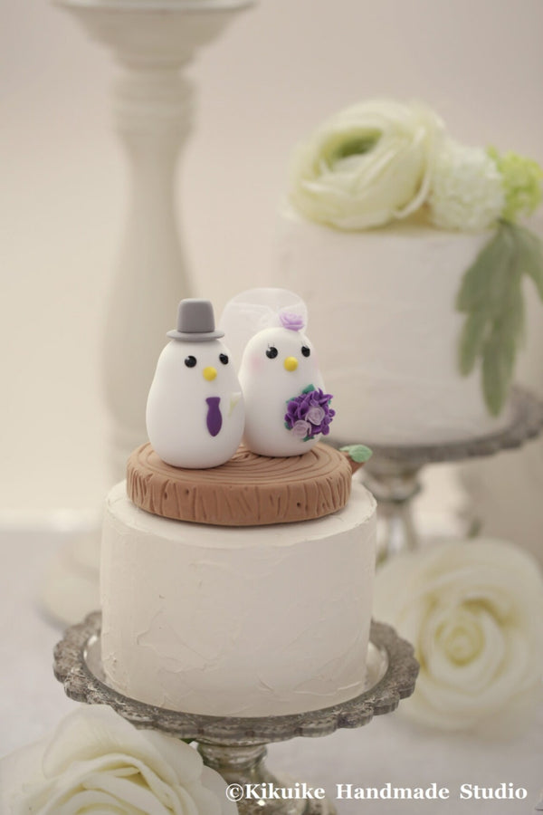 love birds Wedding Cake Topper