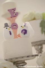 love birds Wedding Cake Topper