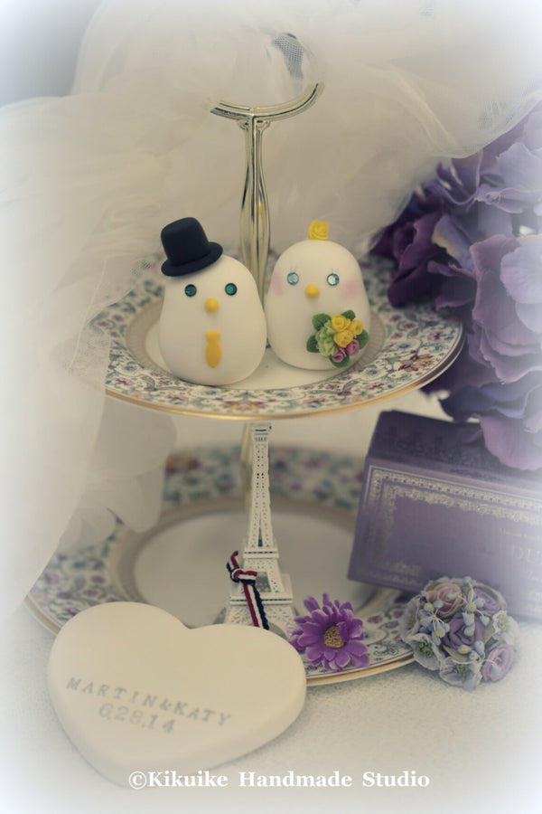 love birds Wedding Cake Topper