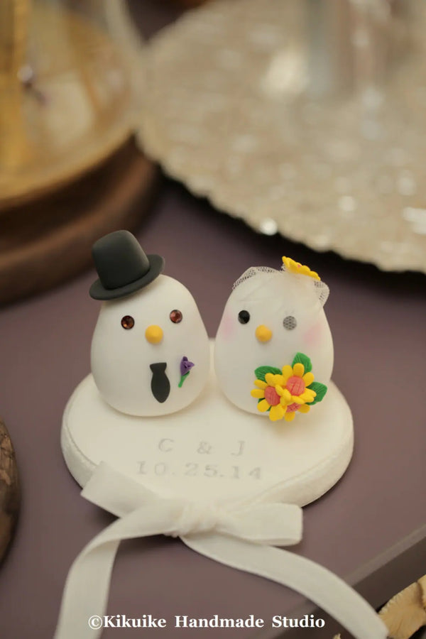 love birds Wedding Cake Topper