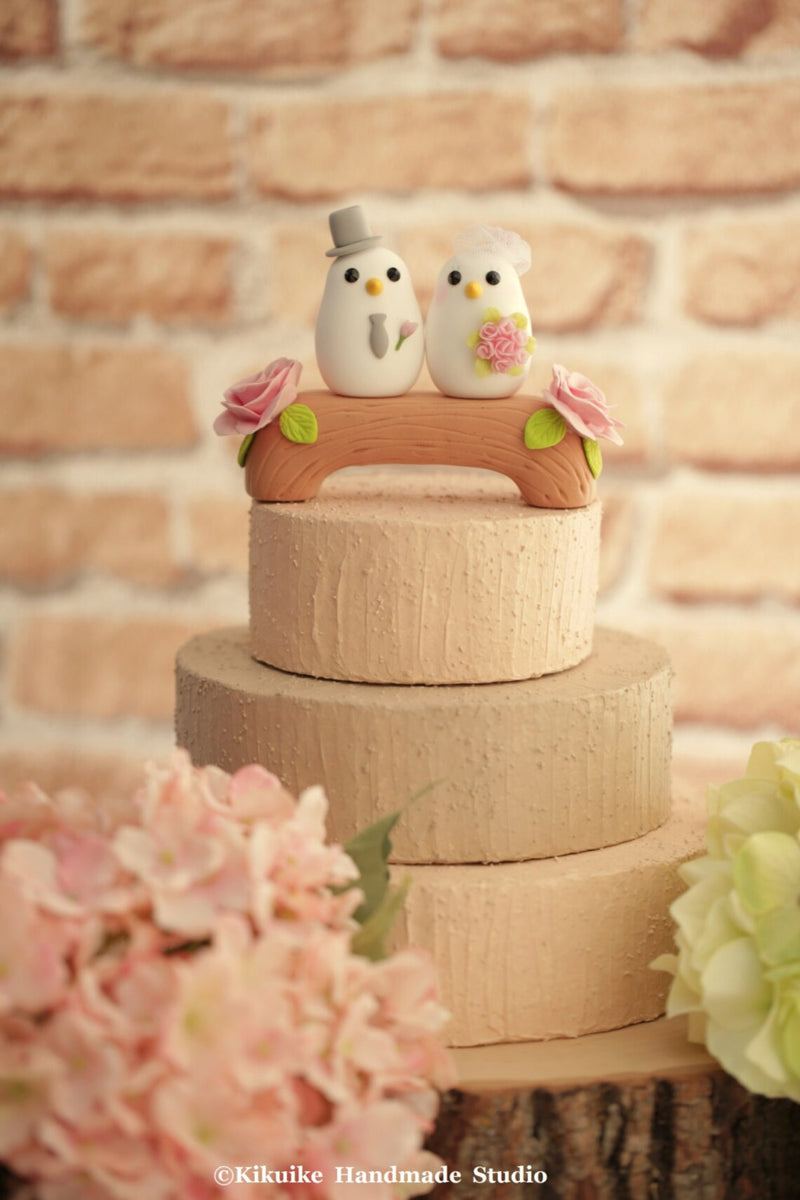 love birds Wedding Cake Topper