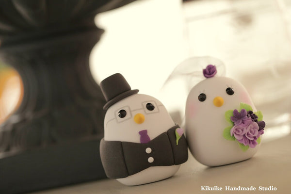 love birds Wedding Cake Topper