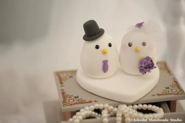 love birds Wedding Cake Topper