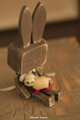 Handmade wooden doll--bunny
