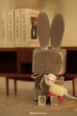 Handmade wooden doll--bunny